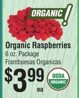 Smart & Final Organic Raspberries offer