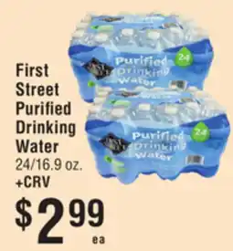 Smart & Final First Street Purified Drinking Water offer
