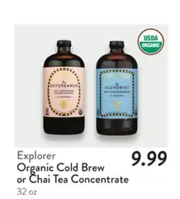 Fresh Thyme Organic Cold Brew or Chai Tea Concentrate offer