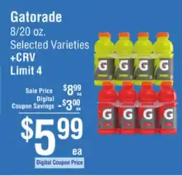 Smart & Final Gatorade offer