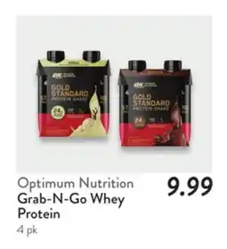 Fresh Thyme Grab-N-Go Whey Protein offer