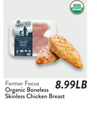 Fresh Thyme Farmer Focus Organic Boneless Skinless Chicken Breast offer