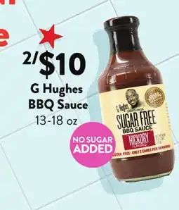 Fresh Thyme G Hughes BBQ Sauce offer