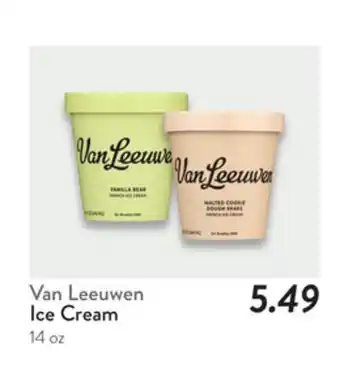 Fresh Thyme Van Leeuwen Ice Cream offer