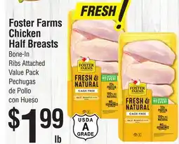 Smart & Final Foster Farms Chicken Half Breasts offer