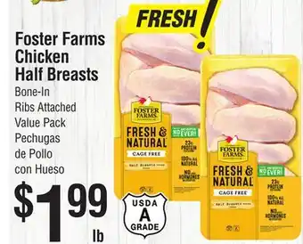 Smart & Final Foster Farms Chicken Half Breasts offer