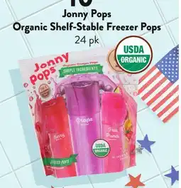 Fresh Thyme Jonny Pops Organic Shelf-Stable Freezer Pops offer