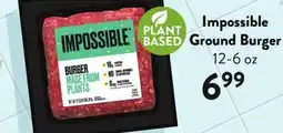 Fresh Thyme Impossible Ground Burger offer