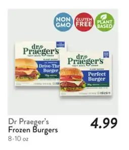 Fresh Thyme Dr Praeger's Frozen Burgers offer