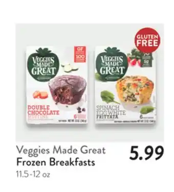 Fresh Thyme Veggies Made Great Frozen Breakfasts offer