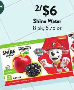 Fresh Thyme Shine Water offer