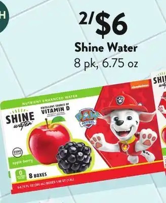 Fresh Thyme Shine Water offer