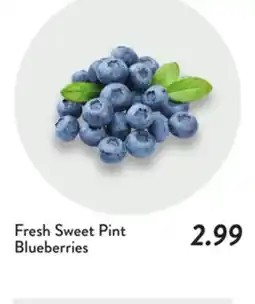 Fresh Thyme Fresh Sweet Pint Blueberries offer