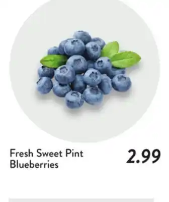 Fresh Thyme Fresh Sweet Pint Blueberries offer