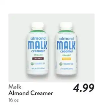 Fresh Thyme Malk Almond Creamer offer