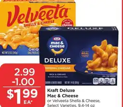 Food 4 Less Kraft Deluxe Mac & Cheese offer