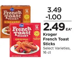 Food 4 Less Kroger French Toast Sticks offer