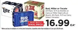 Food 4 Less Bud, Miller or Tecate offer