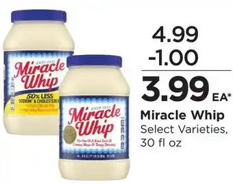 Food 4 Less Miracle Whip offer