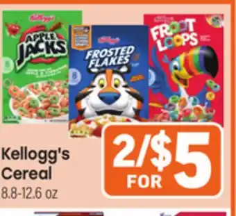 Tony’s Fresh Market Kellogg's Cereal offer