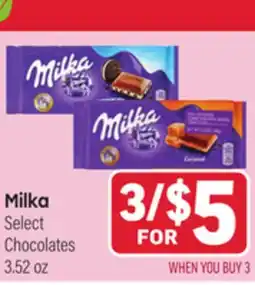 Tony’s Fresh Market Milka Select Chocolates offer