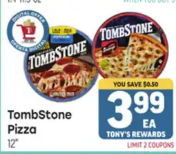 Tony’s Fresh Market TombStone Pizza offer