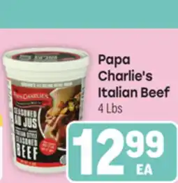Tony’s Fresh Market Papa Charlie's Italian Beef offer