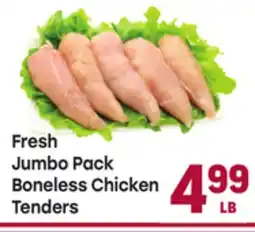 Tony’s Fresh Market Fresh Jumbo Pack Boneless Chicken Tenders offer