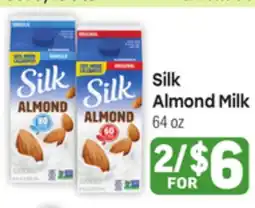 Tony’s Fresh Market Silk Almond Milk offer