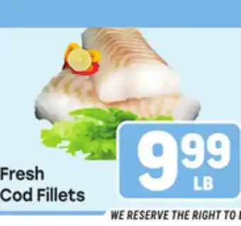 Tony’s Fresh Market Fresh Cod Fillets offer
