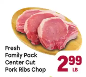 Tony’s Fresh Market Fresh Family Pack Center Cut Pork Ribs Chop offer