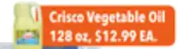 Tony’s Fresh Market Crisco Vegetable Oil offer