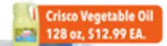 Tony’s Fresh Market Crisco Vegetable Oil offer