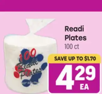 Tony’s Fresh Market Readi Plates offer
