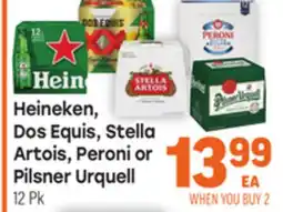 Tony’s Fresh Market Heineken, Dos Equis, Stella Artois, Peroni or Pilsner Urquell offer
