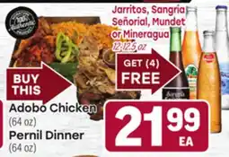 Tony’s Fresh Market Adobo Chicken (64 oz) Pernil Dinner (64 oz) offer