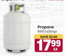 Tony’s Fresh Market Propane Refill Exchange offer