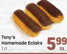 Tony’s Fresh Market Tony's Homemade Eclairs offer