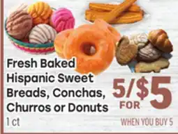 Tony’s Fresh Market Fresh Baked Hispanic Sweet Breads, Conchas, Conchas or Donuts offer