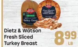 Tony’s Fresh Market Dietz & Watson Fresh Sliced Turkey Breast offer