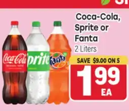 Tony’s Fresh Market Coca-Cola, Sprite or Fanta offer