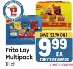Tony’s Fresh Market Frito Lay Multipack offer