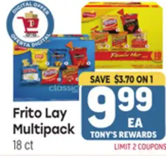 Tony’s Fresh Market Frito Lay Multipack offer