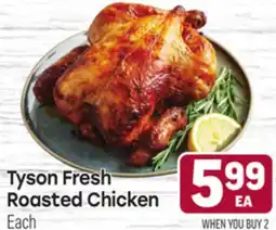 Tony’s Fresh Market Tyson Fresh Roasted Chicken offer