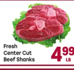 Tony’s Fresh Market Fresh Center Cut Beef Shanks offer