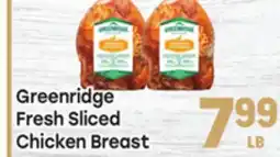 Tony’s Fresh Market Greenridge Fresh Sliced Chicken Breast offer