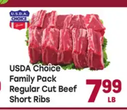 Tony’s Fresh Market USDA Choice Family Pack Regular Cut Beef Short Ribs offer