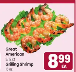 Tony’s Fresh Market Great American 8/12 ct, Grilling Shrimp 16 oz offer
