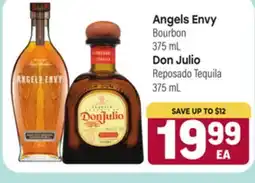 Tony’s Fresh Market Angels Envy Bourbon, 375 mL Don Julio Reposado Tequila, 375 mL offer