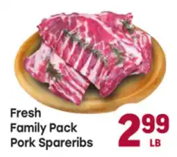 Tony’s Fresh Market Fresh Family Pack Pork Spareribs offer